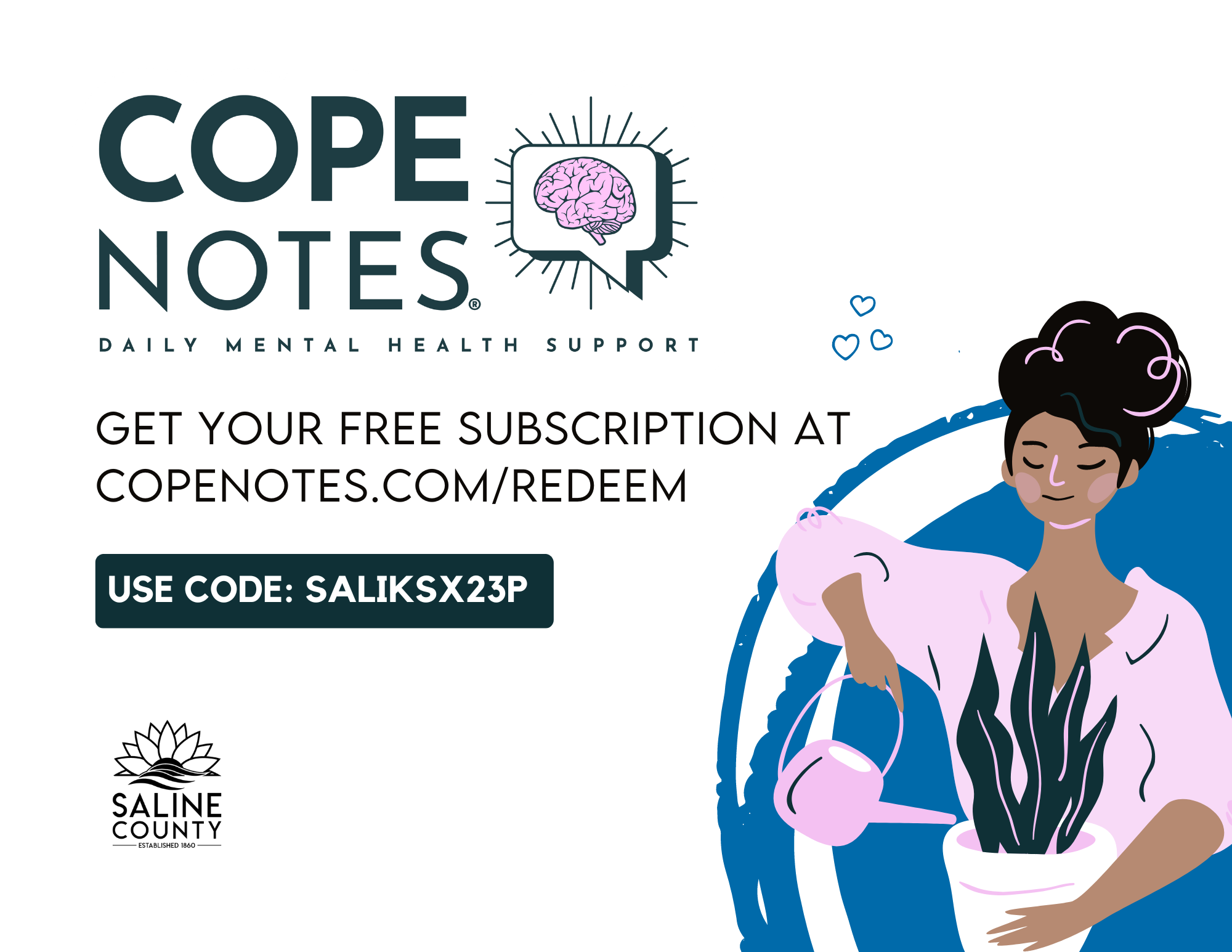 Saline County offers free Cope Notes subscriptions - News Image